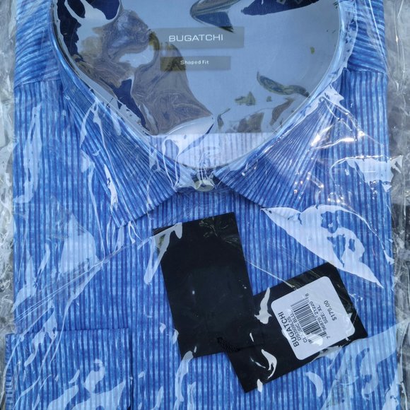 Bugatchi Classic Blue Shirt - Picture 1 of 2